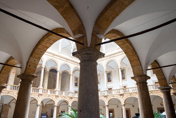 Norman Palace in Palermo - Sicily - Italy - obrazy, fototapety, plakaty