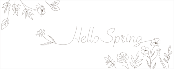 Tapeten Spring floral background. Hello spring flower decoration illustration. Vector illustration. © Lala