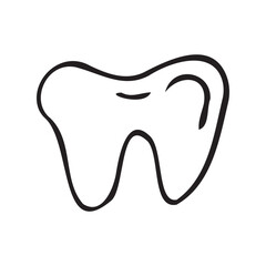 tooth. Doodle. medical icon. the icon. on a white background. medical equipment. telephone. doctor. to heal.