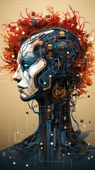 Circuitry of a Female Cyborg's Mind