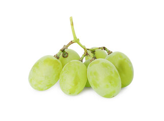 Fresh ripe juicy grapes isolated on white
