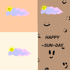 sun and clouds wallpaper 