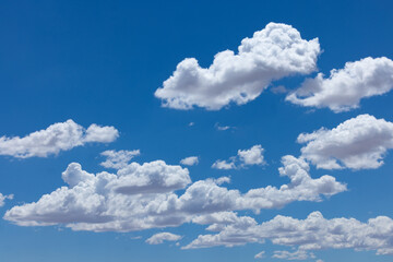 Blue Sky with Summer Clouds