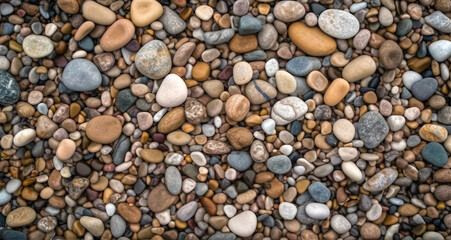 Naklejka premium Beach pebbles background