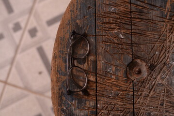 Óculos de grau da armação cinza