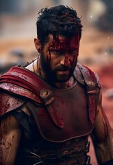 Ancient Rome, gladiator, ancient Greece. warrior was a fighter in ancient Rome who fought wild animals for the amusement of the public in special arenas. ancient roman soldier