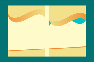 Obraz premium Book cover design, creative covers design template in modern minimal style with dynamic color.