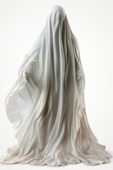 Ghost covered with a white cloth