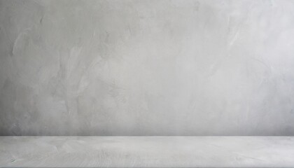 A grey wall background with space.