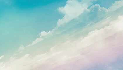 Fototapeta premium Blue sky with clouds wallpaper.