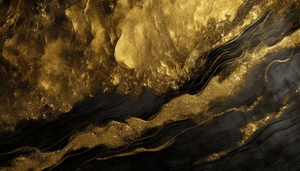 A gold and black texture marble wallpaper.