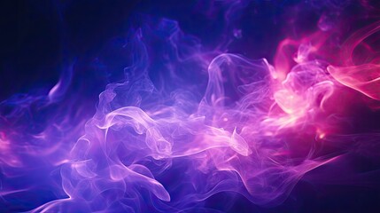Fototapeta premium Abstract holographic smoke banner background