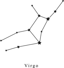 Fototapeta na wymiar Astropology Star Zodiac Illustration