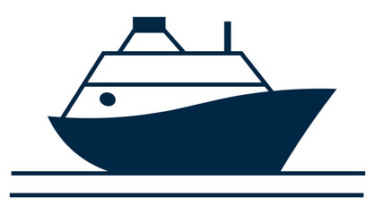 Statek jacht ilustracja