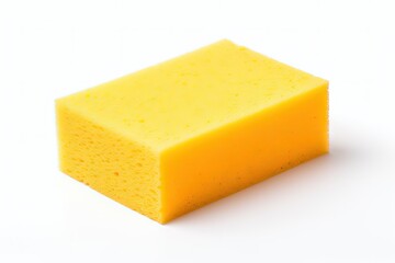 Car cleaning and washing micro sponge on white background