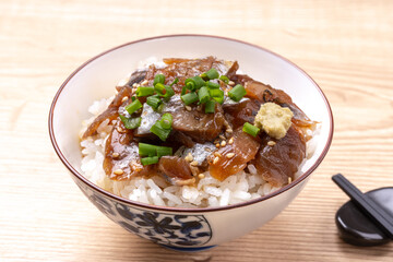 鯵の漬け丼