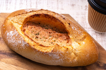 明太子ポテトフランスパン