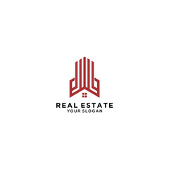 minimalist real estate logo design