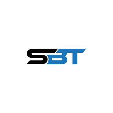 SBT logo. S B T design. White SBT letter. SBT, S B T letter logo design. Initial letter SBT letter logo set, linked circle uppercase monogram logo. S B T letter logo vector design.	
