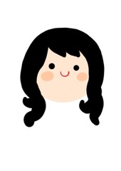 cute character illustration icon - cute girl women 