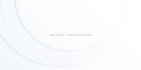 Wavy White Gray Abstract Background