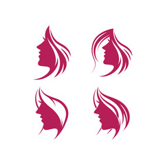beauty logo icon design vector