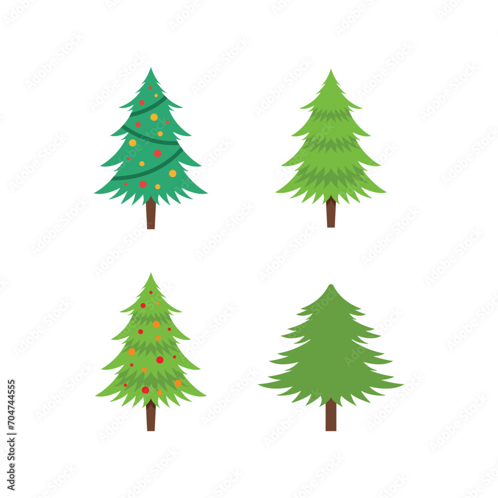 Canvas Prints pine tree logo icon design vector