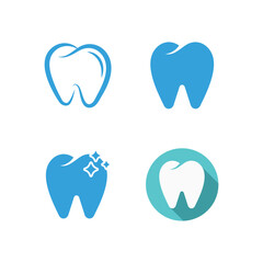 dental care logo design vector