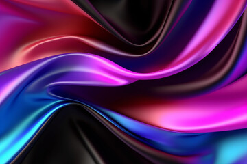 Colorful Satin Silk Luxurious Fabric Background