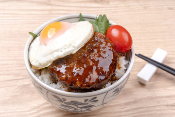 照り焼きハンバーグ丼