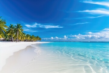 Fototapeta na wymiar Beautiful tropical beach landscape