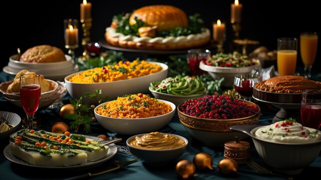   A close-up photorealistic hyperrealistic 8K hyper detailed food image ,Thanksgiving Day, thanksgiving food
