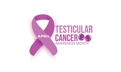 Testicular cancer awareness month. background, banner, card, poster, template. Vector illustration.