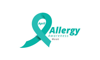 Allergy Awareness Week. background, banner, card, poster, template. Vector illustration.