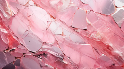 Trendy pink surface. Abstract painting style, inspired by acrylic fluid art texture with cells. Luxury abstract background and wallpaper. Composition for yours poster, header, design.