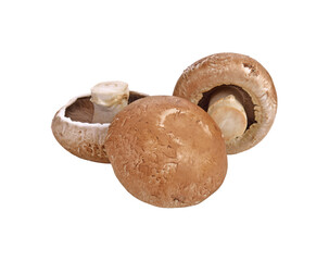 Fresh Portobello mushrooms transparent png