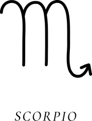 Astropology Symbol Line Art Illustration