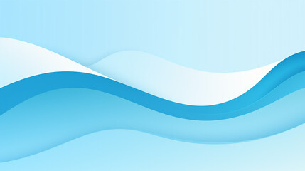 Obraz premium abstract blue sea and beach summer background in paper cut style