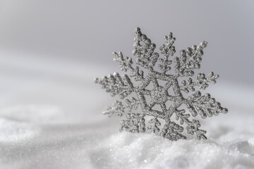 冬　雪　結晶イメージ