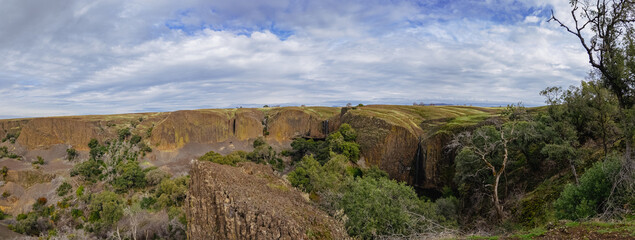 Panoramic view of Phantom falls in northern california 