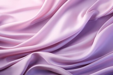 Obraz premium Close-up of pink silk fabric
