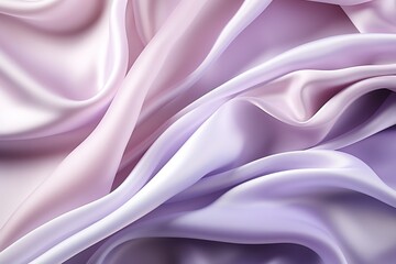 Fototapeta premium Gradient purple silk fabric with gentle waves