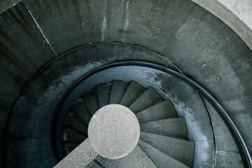 Obraz premium staircase in the old castle