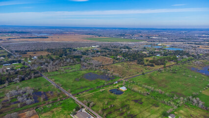 Aerial view of Houston Texas,  USA landscape images