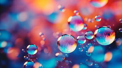 Colorful Bubbles - obrazy, fototapety, plakaty