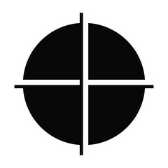 full moon shadow astrology space, planets galaxy phases solar system shadow vector illustration flat icon logo web mobile concept design black white isolated background