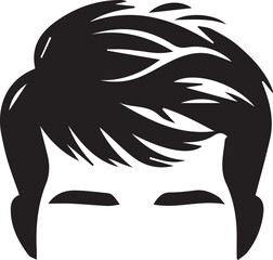 Boys Hair Style Vector Design