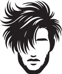 Boys Hair Style Vector Design
