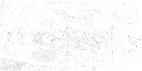 black and white rough vintage distress background. Dirt surface and dusty grunge effect on a white background. Rusty and grimy wall surface for backgrounds. 
