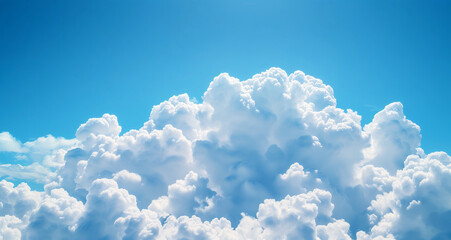 Naklejka premium a giant cloud, a blue sky